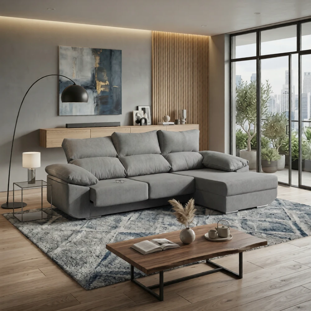 Sofá Chaise Longue Tomawok
